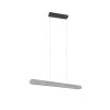 Trio Helios Pendelleuchte LED Aluminium gebürstet, 1-flammig