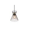 Reality ROD Pendelleuchte Gold, Schwarz, 1-flammig