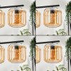 Lauden Hängeleuchte Glas 20cm Bernsteinfarben, 4-flammig
