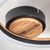 Cascada Deckenleuchte LED Braun, Holzoptik, Schwarz, 1-flammig