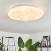 Esgos Deckenleuchte LED Weiß, 1-flammig, Fernbedienung