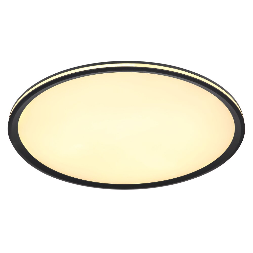 Globo BELISSA Deckenpanel LED Schwarz, 1-flammig main product photo