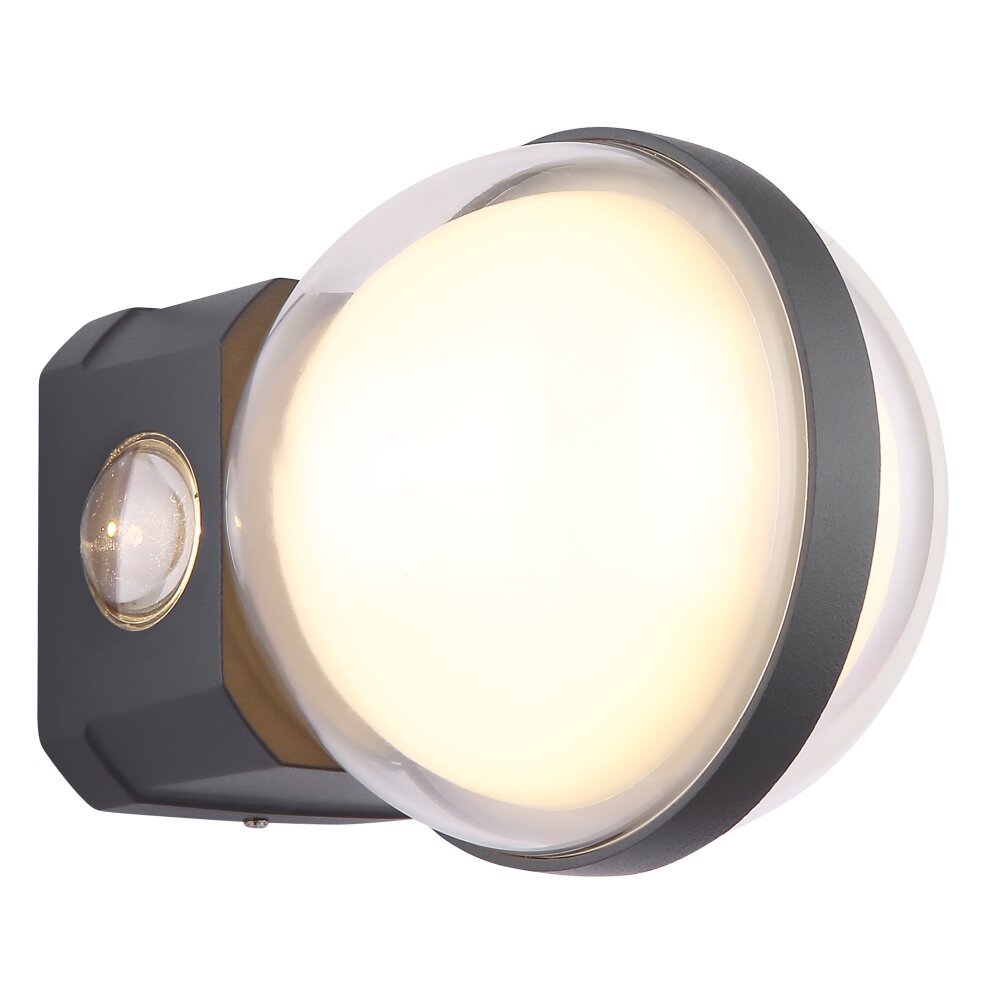 Globo ILLI Außenwandleuchte LED Anthrazit, 1-flammig main product photo