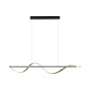 Paul Neuhaus Q-SWING Pendelleuchte LED Anthrazit, Gold, 1-flammig, Fernbedienung