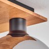 Koyoto Deckenleuchte Glas 20 cm Naturfarben, Schwarz, 4-flammig