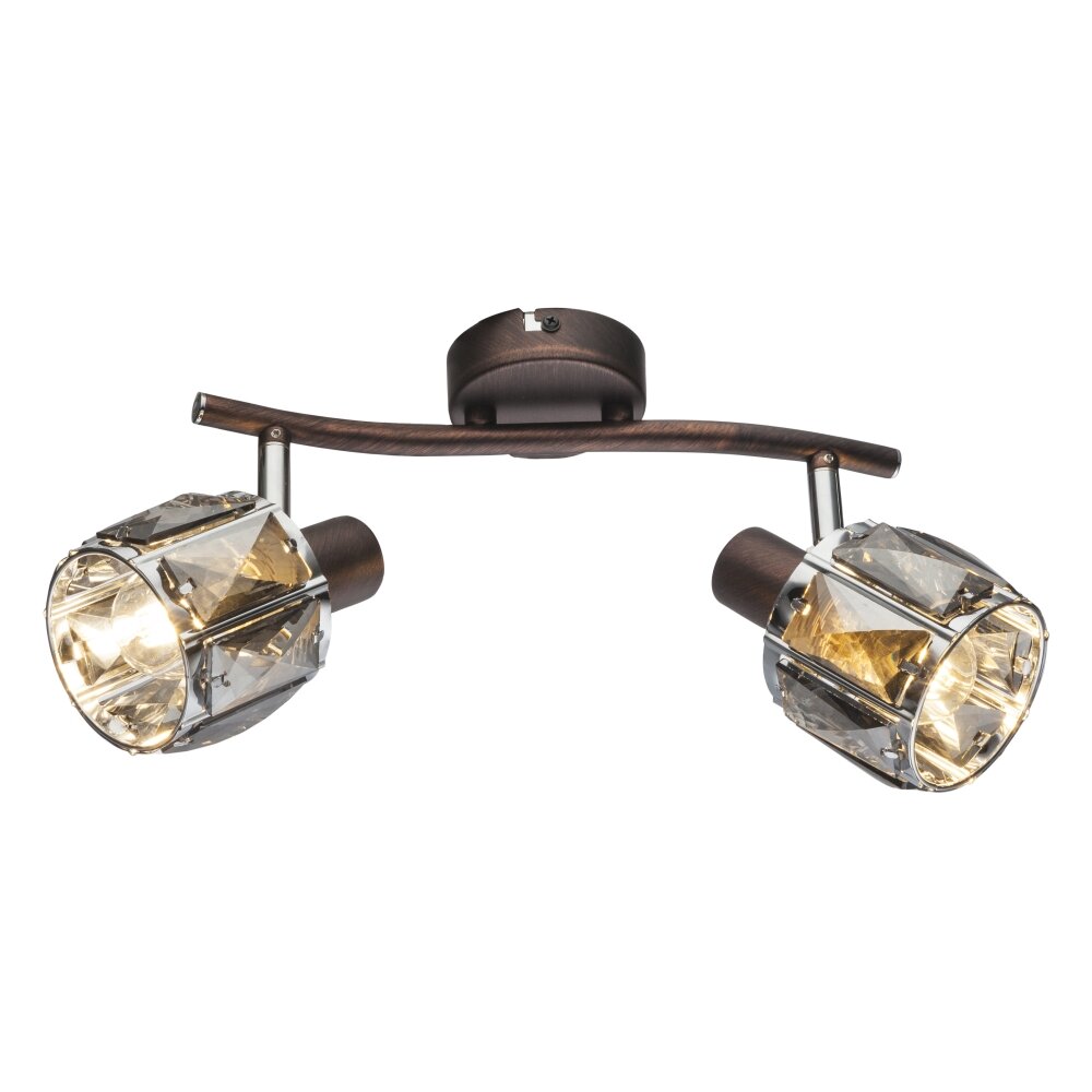 Globo INDIANA Deckenstrahler Bronze, 2-flammig main product photo
