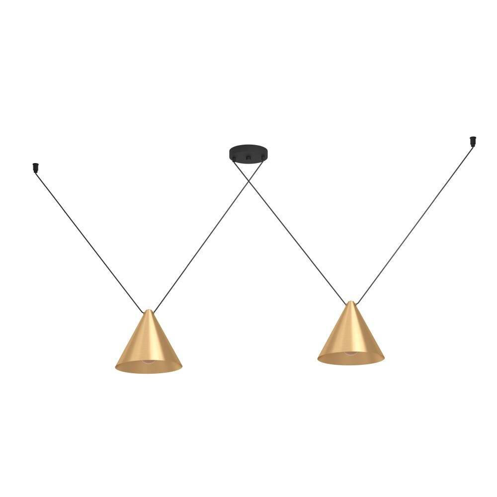 Eglo NARICES Hängeleuchte Schwarz, 2-flammig main product photo