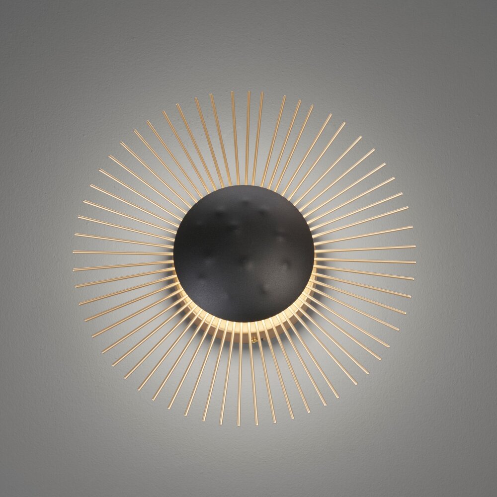 Fischer & Honsel Varras Wandleuchte LED Schwarz, 1-flammig main product photo