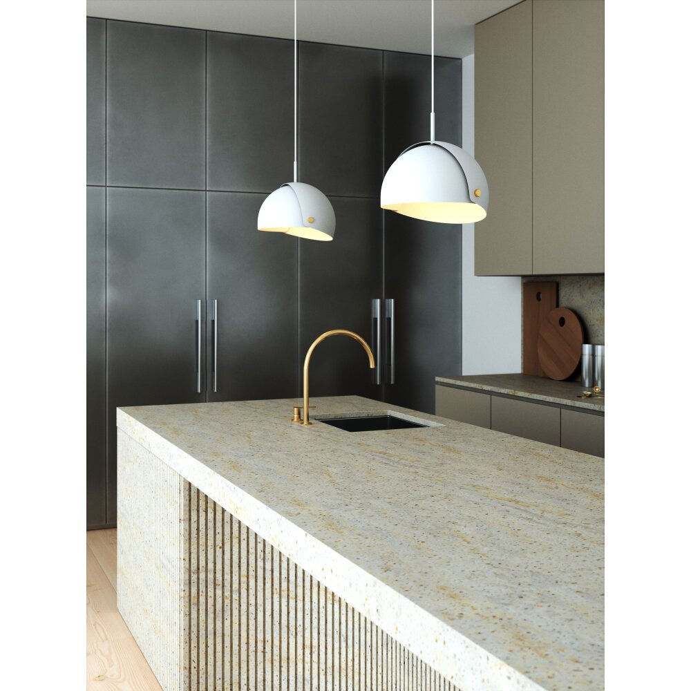 Design For The People by Nordlux Align Pendelleuchte Weiß, 1-flammig main product photo