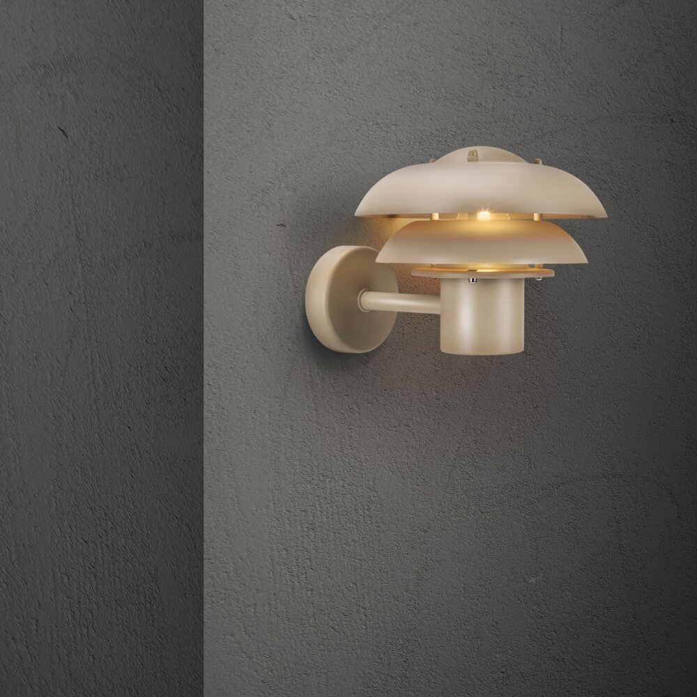 Nordlux KURNOS Außenwandleuchte Sandfarben, 1-flammig main product photo
