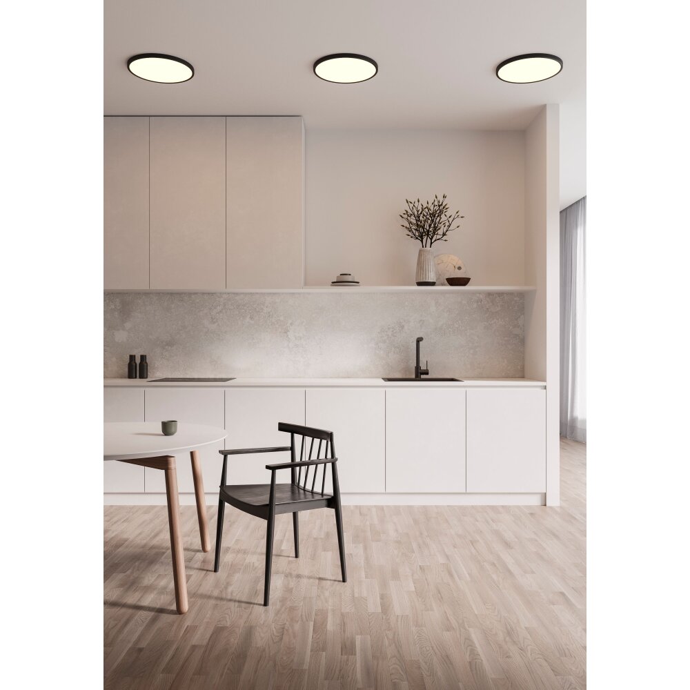 Nordlux OjaSmart Deckenpanel LED Schwarz, 1-flammig main product photo