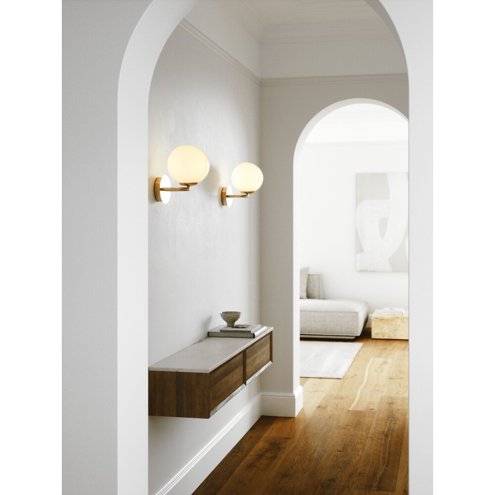 Design For The People by Nordlux SHAPES Wandleuchte Messing, 1-flammig main product photo