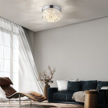 Paul Neuhaus KRISTA Deckenleuchte LED Chrom, 1-flammig Paul Neuhaus KRISTA Deckenleuchte LED Chrom, 1-flammig