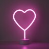 Leuchten Direkt NEON-HERZ Dekoleuchte LED Pink, 1-flammig