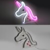 Leuchten Direkt NEON-UNICORN Dekoleuchte LED Transparent, Klar, 1-flammig