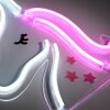 Leuchten Direkt NEON-UNICORN Dekoleuchte LED Transparent, Klar, 1-flammig