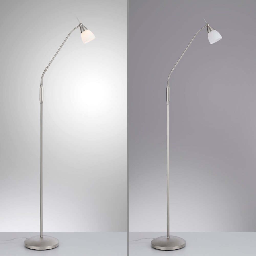 Paul Neuhaus PINO Stehleuchte LED Silber, 1-flammig