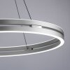 Paul Neuhaus PURE E-LOOP Pendelleuchte LED Silber, 2-flammig, Fernbedienung