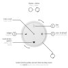 Paul Neuhaus PURE E-MOTION Pendelleuchte LED Grau, 1-flammig, Fernbedienung