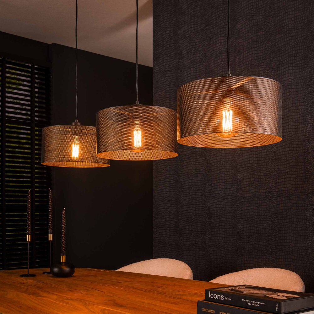 Mesh Pendelleuchte Anthrazit, 3-flammig main product photo