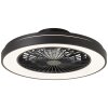 Brilliant Mazzaro Deckenventilator LED Schwarz, 1-flammig, Fernbedienung, Farbwechsler