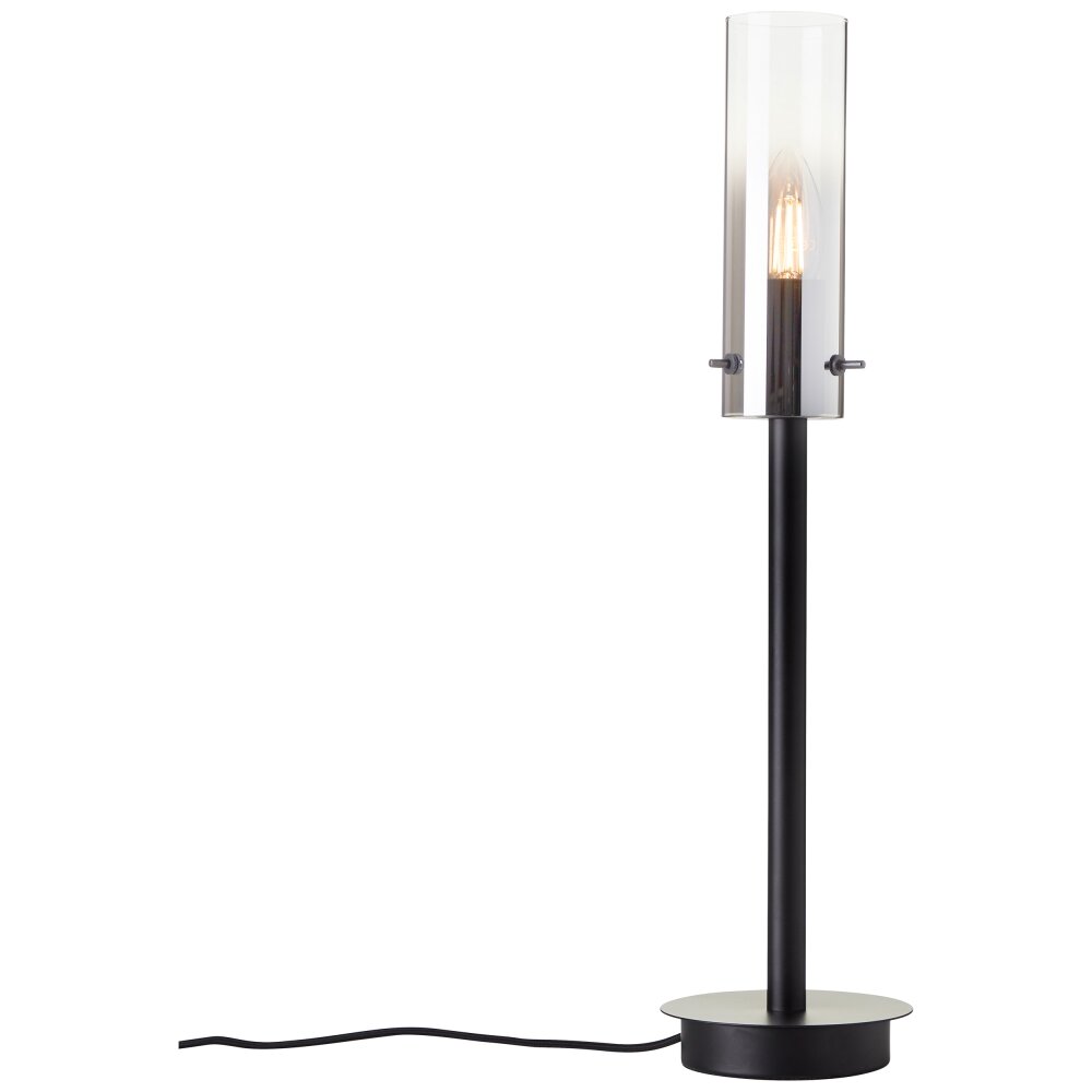 Brilliant Glasini Tischleuchte Schwarz, 1-flammig