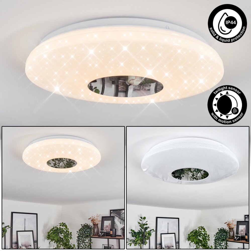 Lumsden Deckenleuchte LED Weiß, 1-flammig, Bewegungsmelder main product photo