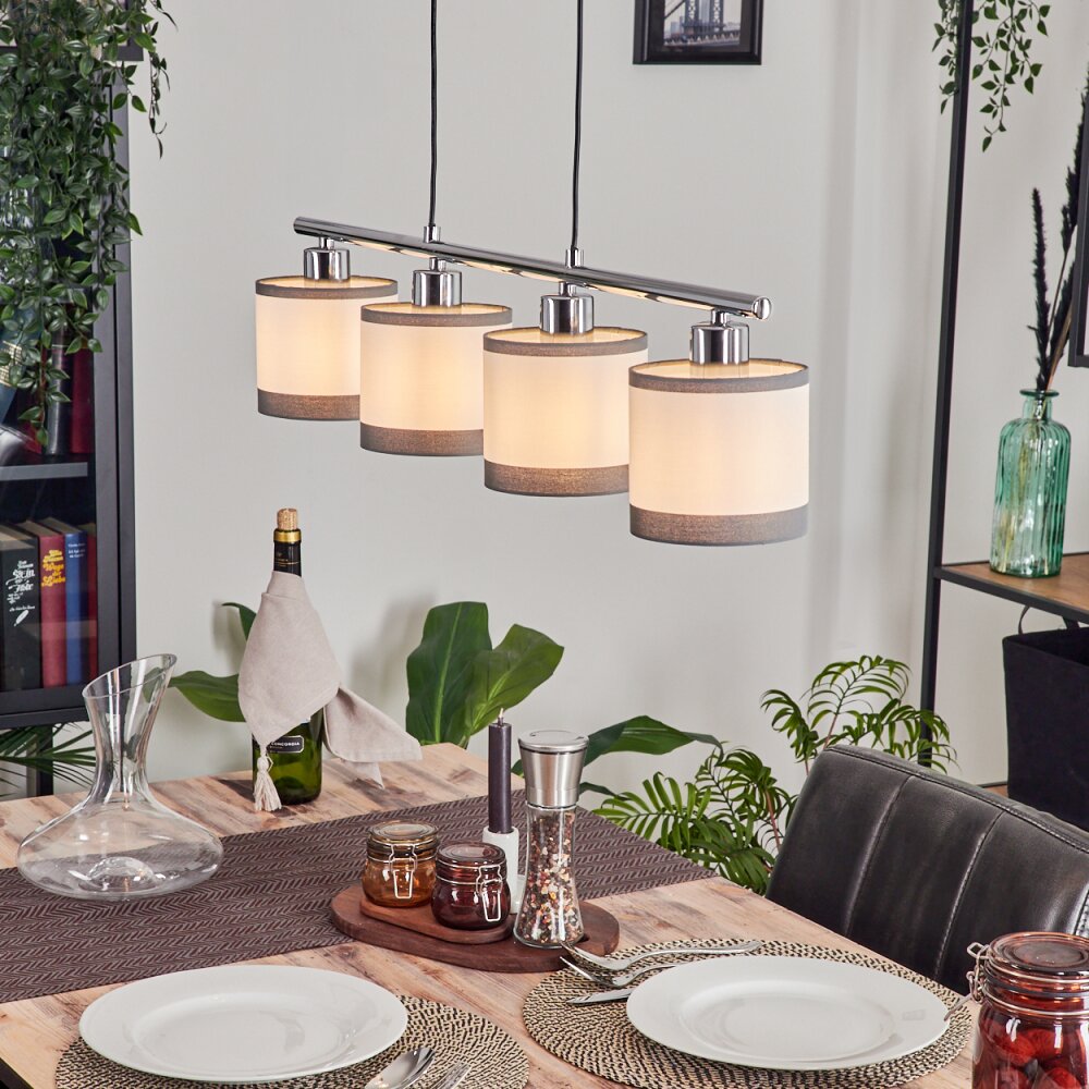 Lohobe Pendelleuchte Chrom, Schwarz, 4-flammig main product photo