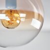 Gastor Deckenleuchte Glas 15 cm Bernsteinfarben, Klar, 1-flammig