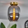 Apedo Deckenleuchte Glas 20 cm Messing, 1-flammig