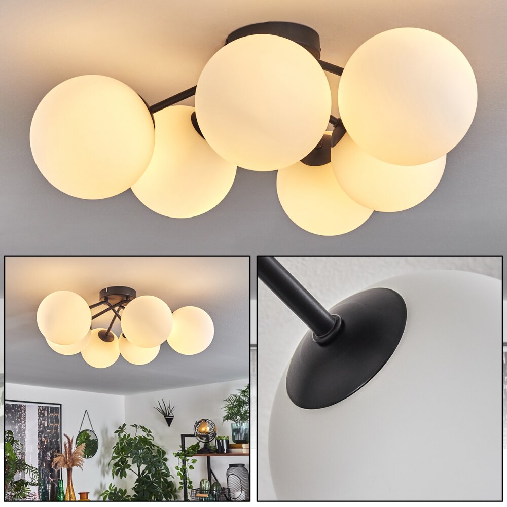 Chehalis Deckenleuchte Weiß, 6-flammig main product photo