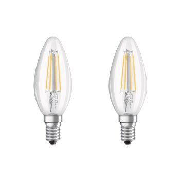 Osram LED 2er Set E14 4 Watt 2700 Kelvin 470 Lumen Osram LED 2er Set E14 4 Watt 2700 Kelvin 470 Lumen