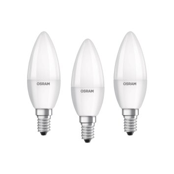 Osram LED 3er Set E14 4,9 Watt 2700 Kelvin 470 Lumen