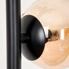 Remaisnil Stehleuchte Glas 10 cm Schwarz, 6-flammig