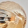 Chehalis Deckenleuchte Glas 12 cm, 15 cm, 10cm Gold, Schwarz, 6-flammig