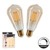 E27 2er Set LED 6 Watt 2200 Kelvin 650 Lumen