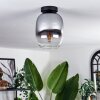 Apedo Deckenleuchte Glas 20 cm Klar, Rauchfarben, 1-flammig
