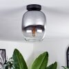 Apedo Deckenleuchte Glas 20 cm Klar, Rauchfarben, 1-flammig