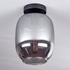 Apedo Deckenleuchte Glas 20 cm Rauchfarben, 1-flammig