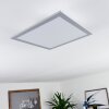 Farc LED Panel Silber, 1-flammig