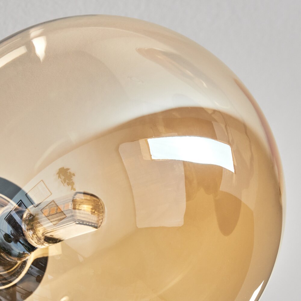 Chehalis Deckenleuchte Glas 15 cm Bernsteinfarben, 6-flammig