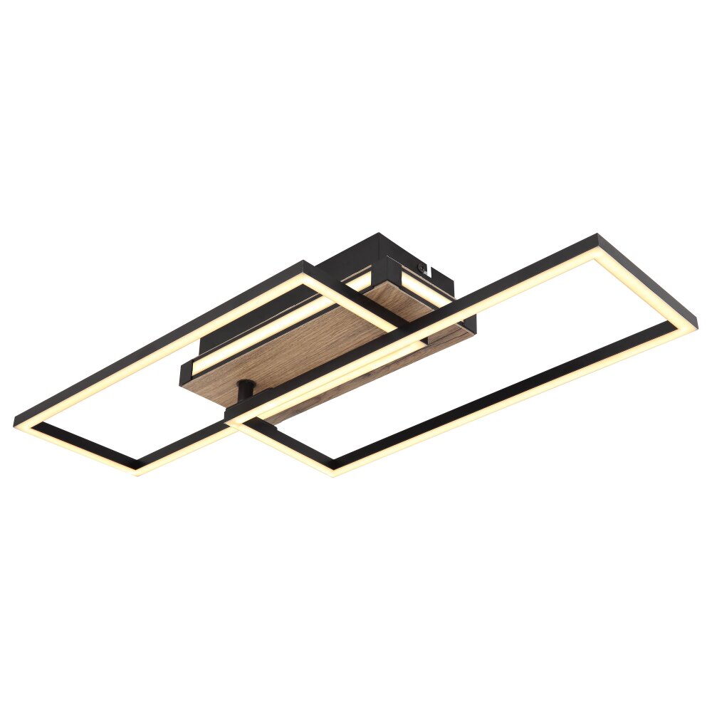 Globo COLLI Deckenleuchte LED Schwarz, 1-flammig main product photo