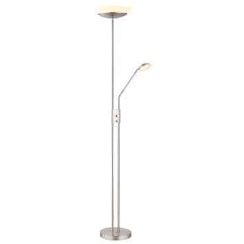 Globo GANINA Deckenfluter LED Nickel-Matt, 1-flammig