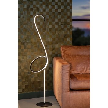 Lucide FLAMINGO Stehlampe LED, 1-flammig, Fernbedienung, Farbwechsler
