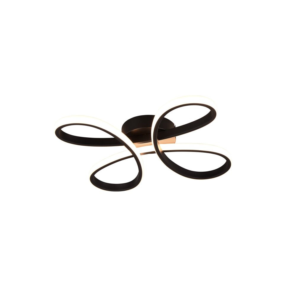 Trio FLY Deckenleuchte LED Schwarz, 1-flammig main product photo