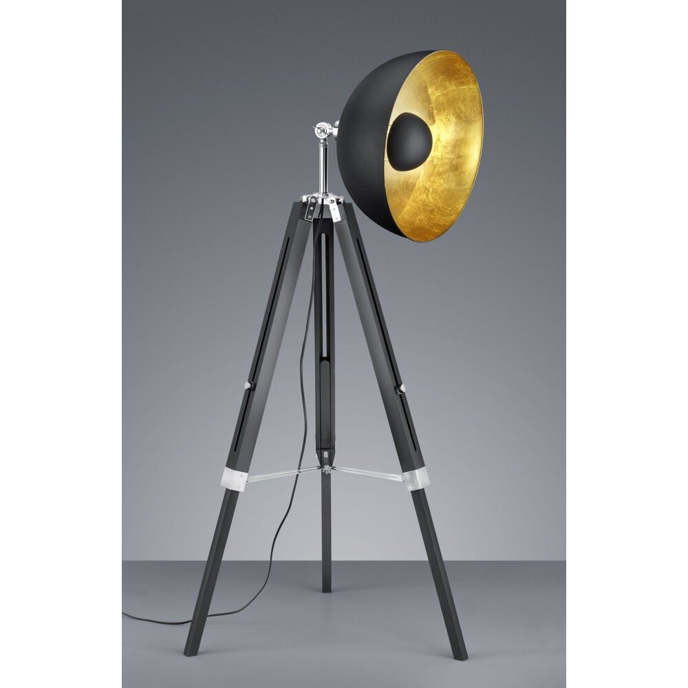 Trio Leuchten LIÈGE Stehleuchte Schwarz, 1-flammig main product photo
