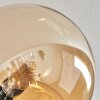 Chehalis Deckenleuchte Glas 12 cm Gold, Schwarz, 6-flammig