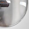 Chehalis Deckenleuchte Glas 12 cm Klar, Rauchfarben, 8-flammig
