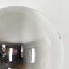 Remaisnil Stehleuchte Glas 15 cm Klar, Rauchfarben, 6-flammig
