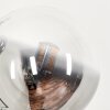 Bernado Stehleuchte Glas 10 cm Klar, Rauchfarben, 6-flammig